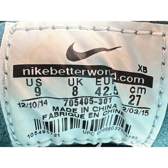 Mens Nike SB Zoom Stefan Janoski AC Tie-Dye Teal Blue Skate Shoes Sz 9 Athletic - Picture 11 of 11